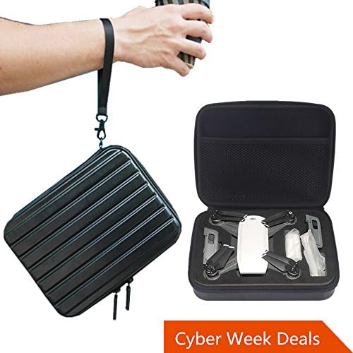 Ultral Compact Handheld Hardshell DJI Spark Case - Waterproof ,Durable, Portable Travel Small Hard Carrying Bag by Oukey