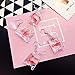 Myhouse Women Girls Earrings Summer Personality Fun Carp No Pierced Ear Clip Temperament Tide Hand Made Long Earrings For Gifts Charms Findings (Ear hook Red)
