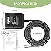 Doorbell Transformer, 24 Volt Transformer Thermostat, Comptible with Honeywell, Nest Ecobee, Sensi,and All Version of Ring Doorbell / 26 ft Cable C Wire Adapter