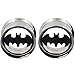 Longbeauty Stainless Steel Bat Screwed Ear Expander Plugs 10mm Pair