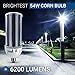 HyperSelect 54W LED Corn Light Bulb, Street and Area Light, 300 Watt Equivalent, Metal Halide Replacement, 6200 lumen, E26 Medium Screw Base, 5000K (Crystal White Glow), 360° Flood Light, UL Listed