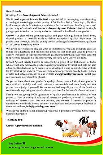 Growel Amino Power – A Blend of 46 Amino Acids, Vitamins, and Minerals for Growth and Immunity of Aqua, Poultry, Cattle, Horse, Pig, Goat, Pigeon and Birds (500 ml.) 6 Growel Amino Power – A Blend of 46 Amino Acids, Vitamins, and Minerals for Growth and Immunity of Aqua, Poultry, Cattle, Horse, Pig, Goat, Pigeon and Birds (500 ml.) - Image 6