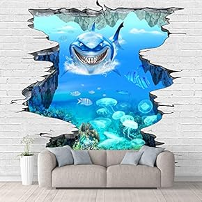 Wall Mural The Beautiful Undersea World Removable Self-Adhesive Large Wallpaper - 66x96 inches