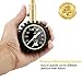 HUANZHAN Heavy Duty Tire Pressure Gauge (0-100 PSI)- Certified ANSI B40.1 Accurate with Large 2