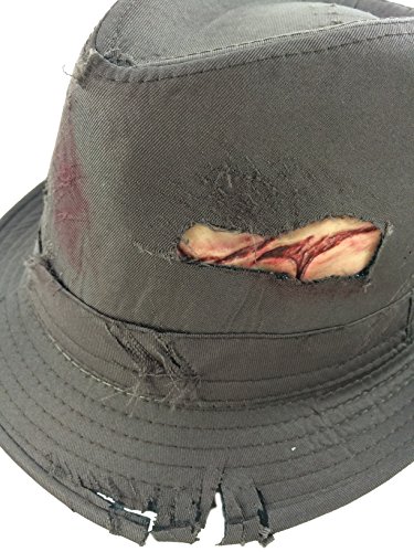 EDS Costumes Bloody Fedora Zombie / Dead Mans Hat
