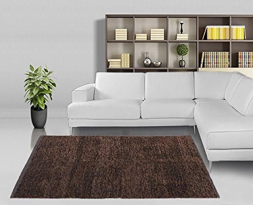 Glamkaart Reversible Soft Shaggy Floor Runner (4x6 Feet)
