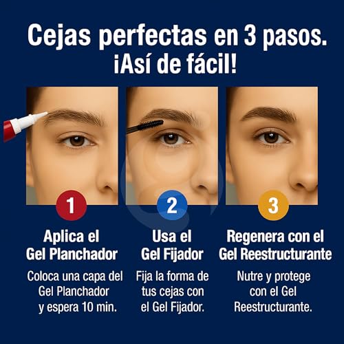 Kit de Planchado y Diseño de Cejas J Deni by Gaero Shop Uso Profesional | Luciran tus Pestañas | Fórmula Hipoalergénica Reestructurante | Incluye Geles, Papel y Aplicadores | Define, Alisa y Nutre