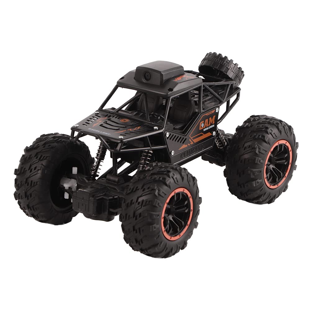 Thonlai 2.4Ghz Remote Control Car, Alloy Off Road Truck with 5MP Camera and WIFI Connection for Real Time Video, Strong Performance Racing Toy for Teens Adults