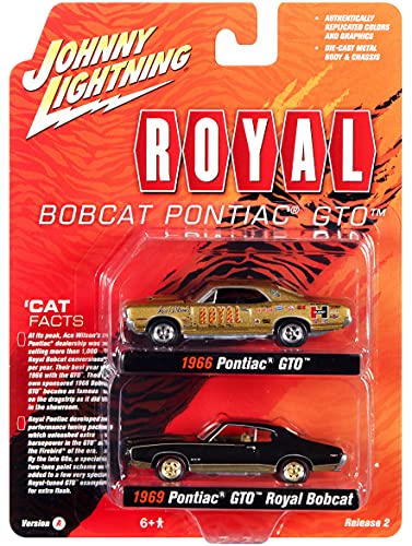Johnny Lightning Themed 2pk 2021 R2 Version A Royal Bobcat,JLSP161A