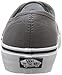 Vans Unisex Authentic Pewter/Black Sneaker - 8.5