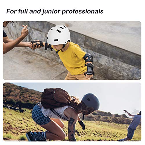 Skateboard Helmet Adult Kids-Adjustable Dial Bike/Skate/Multi-Sport Helmet Women Menwith 10 Vents