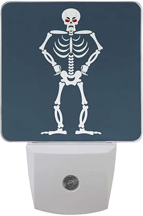 Esqueleto Cráneo enojado Emoción gruñona Hueso humano en azul oscuro