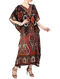 Kaftan Túnica Kimono Vestido de dama Verano dama Noche Maxi Fiesta Plus Tamaño 6-24