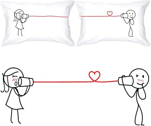 couple pillowcases long distance