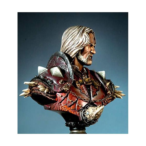 XINGCHANG Harz Modell Figur Kits 1/6   Alte Offiziersbüste Mit Großer Basis 1/6   Harzfigur Modellbausätze Miniatur Gk Demontage Unlackiert – Bild 3