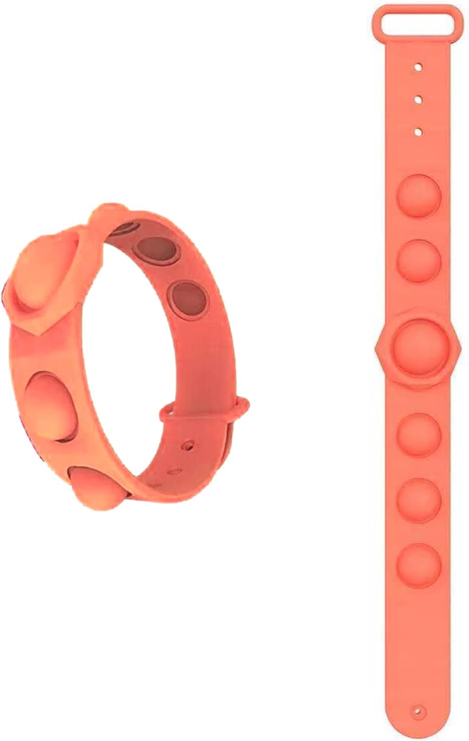 Bowang Simple Dimple Fidget Toy Wristband Simple Dimple Stress Relief Anti Anxiety Sensory It Fidget Toys For Kids And Adults Orange Fidget Spinners Great Selection Quick Delivery Www Klevering Com