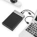 Alxum External Hard Disk Drive Enclosure Case, USB 3.0 to SATA HDD/SSD with Power Adapter for 3.5