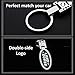 Fitracker 3D Car Logo Keychain Metal Alloy Double Sided Keychain Accessories Gift for Driver