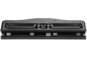 Yuecoom 4 Hole Punch, Paper Hole Punching, Desktop Hole Punch, Universal Paper Punching Machines, 4‑Hole Adjustable Punch Man