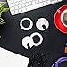 16 Packs Desk Grommet, 1-3/8 Inch 35mm Plastic Desk Cord Cable Hole Cover Grommet for Computer Table Wire Organizer for Home and Office PC Desk Cable Cord Desktop Management (White)