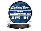 Genuine Lightning Vapes 30 AWG Nichrome 80 Wire 500'