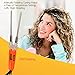 inkint Rotating Curling Wand 9mm Small Size Long Barrel Hair Curling Iron with Display 4 Grades Heat Control for Men Women Kids Children (9mm)