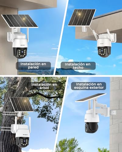 GENBOLT 4G AOV Solar Wireless Outdoor Surveillance Camera,Recording 24/7 3MP Outdoor Security IP Camera without WiFi with SIM Card,90ft AI Detection,CCTV Camera with 8W 10400mAh Battery