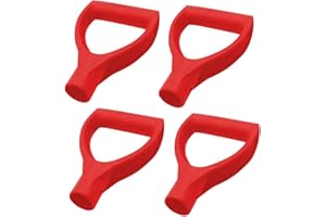 Armastuse 4pcs Replacement Shovel Handle, Plastic Shovel Handle D Grip, Snow Shovel Digging Rake Tool, Hand Protection Garden