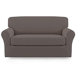 Easy-Going 2 Pieces Microfiber Stretch Sofa