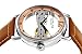 Stuhrling Original Men's 976.02 Bridge Mechanical Hand Wind Brown Leather Strap Watch