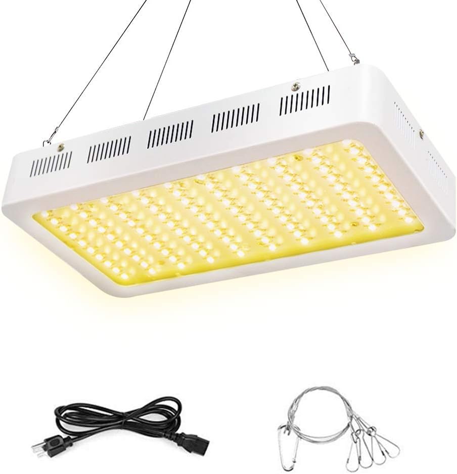 Roleadro 1000W LED Grow Light 2nd Generation Series Plant Light with Full Spectrum for Indoor, Greenhouse, Hydroponics Veg and Bloom