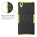 Sony Xperia L1 Case,Mama Mouth Shockproof Heavy Duty Combo Hybrid Rugged Dual Layer Grip Cover with Kickstand for Sony Xperia L1 (with 4 in 1 Packaged),Green