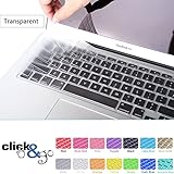 Valawy Silicone Ultrathin Keyboard Cover for MacBook Pro 13-Inch/15-Inch/17-Inch (with or without Retina Display), iMac and MacBook Air 13-Inch, Transparent