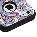 Wydan Compatible Case for iPhone 5C - Tuff Hybrid Shockproof Case Protective Heavy Duty Phone Cover - Paisley for Apple