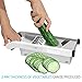 Vegetable Grater Shredder Slicer Cutter Set - LOVKITCHEN Multi-functional Adjustable Vegetable & Fruit Grater & Julienne Slicer with 3 Stainless Steel Blades & Storage Container