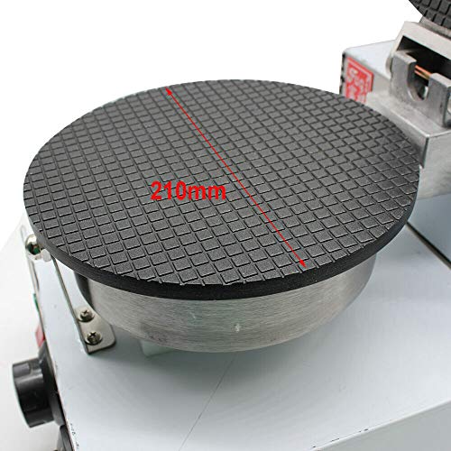 WINUS 110V Electric Ice Cream Waffle Maker Commercial Stainless Nonstick Ice Cream Waffle Cone Maker Baker Machine for Restaurant Bakeries US Stock - Thumbnail 5