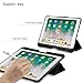 IVSO New iPad 9.7 2018 Tablet Case, Lightweight Smart Case Trifold Cover Stand with Pencil Holder Auto Sleep/Wake Function for New iPad 9.7 2018/2017/ iPad Pro 9.7 /iPad Air 2/ iPad Air Tablet(Black)