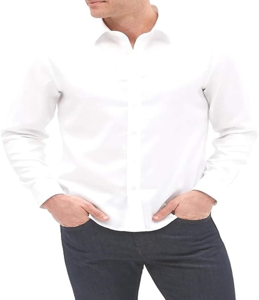 banana republic men's untucked shirts