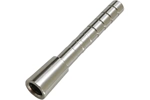 ZOEKO Stainless-Steel Arrow Inserts Suitable for ID .204" .244" Carbon Arrows, Suitable for 5/16" Field Points, Cuttable from
