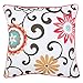 Trend Lab Waverly Baby Pom Pom Play Decorative Pillow, Coral/Teal/Yellow