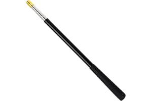 FREGITO Fishing Harpoon, Stainless Steel Fishing Barbed Spear Aluminum Alloy Rod Gig Gaff with 8mm Screw for Outdoor Fishing Landing Large Fish Frog