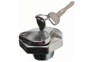 ZYNCUE Locking Fuel Tank Cap with 2 Keys for Mitsubishi L-200 and L-300 Trucks, Direct Replacement Part MB022737