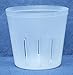 Clear Plastic Pot for Orchids 3 inch Diameter - Quantity 5