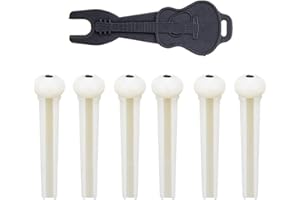 Acoustic Guitar Bridge Pins & Puller Set Bass Bridge Pegs String Nails Remover Pin Easy to Use Pin Efficient and Enduring