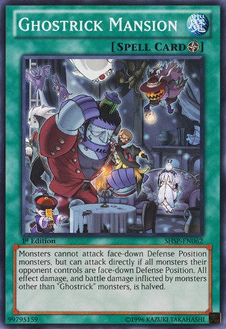 Yu-Gi-Oh! - Ghostrick Mansion (SHSP-EN062) - Shadow Specters - Unlimited Edition - Common