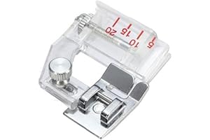 Sewing Machines Adjustable Presser Foot Bias Tape Binding Foot Snap on Binder Foot Press Foot Fit Vehicles New Singer Home Ma