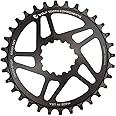 Wolf Tooth Direct Mount Round Mountain Bike Chainring for SRAM Cranks (34 Tooth, Drop-Stop A, 0mm Offset for BB30 Short Spindle cranks, MTB)