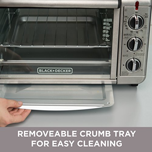 BLACK+DECKER TO3230SBD 6Slice Convection Countertop Toaster Oven