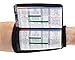 WristCoaches Football Play Wristbands - Adult Quarterback Gear - Wristband Playbook - Softball Wristbands for Signs - Soccer, Baseball & Catchers Wristband - QB Play Card Wrist Band Training Equipment