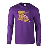 LSU Tigers Long Sleeve Tshirt Purple